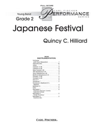 cover Japanese Festival band score cover